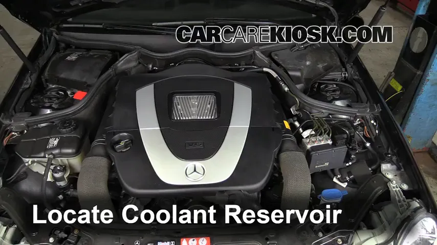 2006 Mercedes-Benz CLK350 3.5L V6 Convertible (2 Door) Coolant (Antifreeze) Flush Coolant